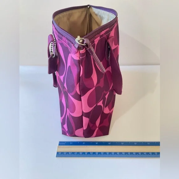 Coach Pink Tote and Pouch Set - Picture 10 of 16